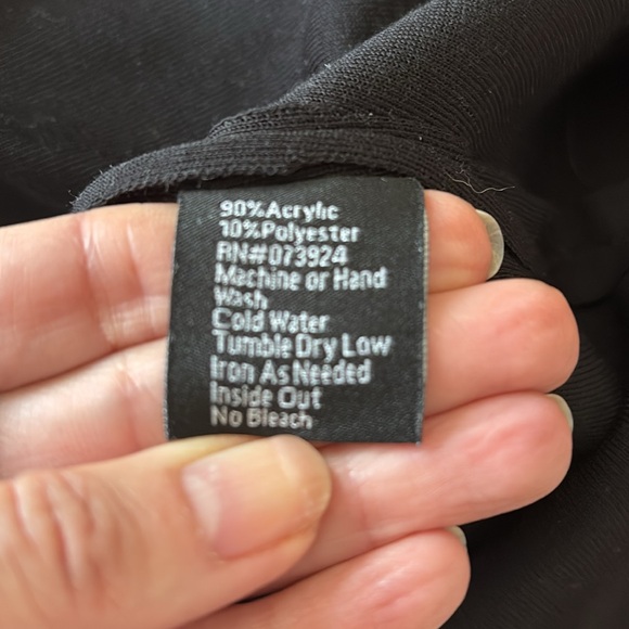 Misook Knit Black Dress M - Picture 8 of 10